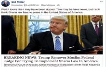 اعتراض مسلمانان به مطلب ضداسلامی مقام آمریکایی