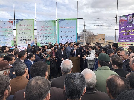 کلنگ زنی تقاطع زیرگذر دولت آباد مرند