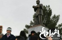 رونمایی از تندیس استاد باریشماز در مراغه