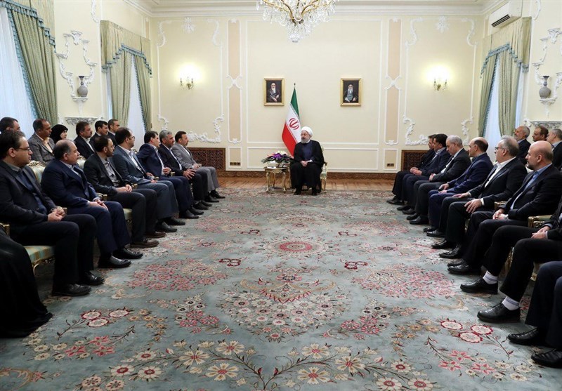 روحانی: آمریکا در ۱۴ ماه گذشته تلاش زیادی برای ازبین‌بردن برجام انجام داد