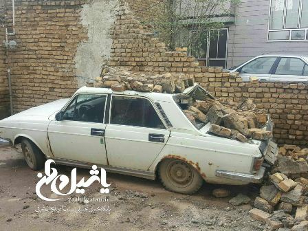 تندباد خسارت زا در آذربایجان شرقی