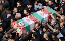 پیکر مطهر شهید مدافع حرم با فریادهای مرگ بر اسرائیل در تبریز تشییع شد