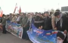 فیلم/ تجمع باشکوه بسیجیان مرند در ۵ آذر ۹۷