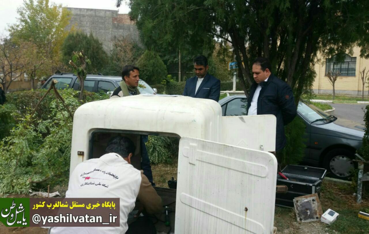 نصب دستگاه زلزله نگار در مرند