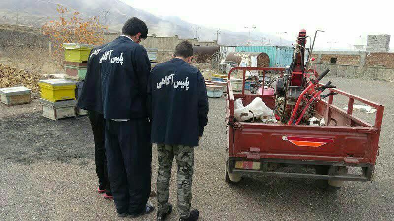متلاشی شدن یک باند سه نفره سرقت وسایل خانه باغ ها در  شهرستان مرند