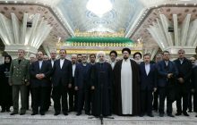 روحانی: با امام پیمان می‌بندیم وفادار به سرزمین ایران و منافع ملی باشیم