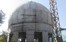 نصب گنبد جدید حرم مطهر امام حسین (ع) در نوروز ۹۸