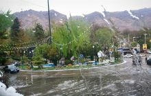 رگبار شدید تهران را غافلگیر کرد+عکس