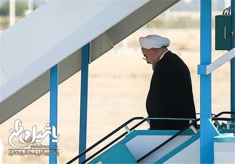 روحانی وارد سوچی شد