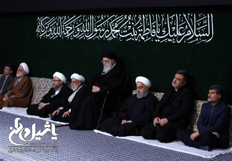 اولین شب مراسم عزاداری حضرت زهرا (س) در حسینیه امام خمینی برگزار شد