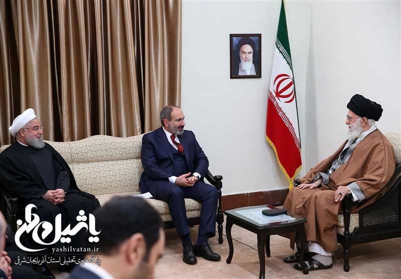 امام خامنه‌ای در دیدار نخست‌وزیر ارمنستان: بر خلاف میل آمریکا باید روابط مستحکم و دوستانه داشته باشیم