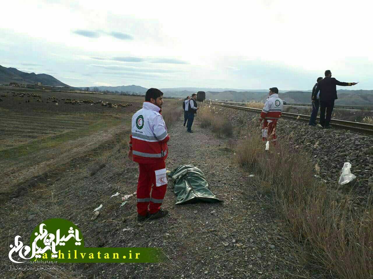 آذربایجان شرقی| برخورد قطار با عابر در میانه یک کشته بر جای گذاشت