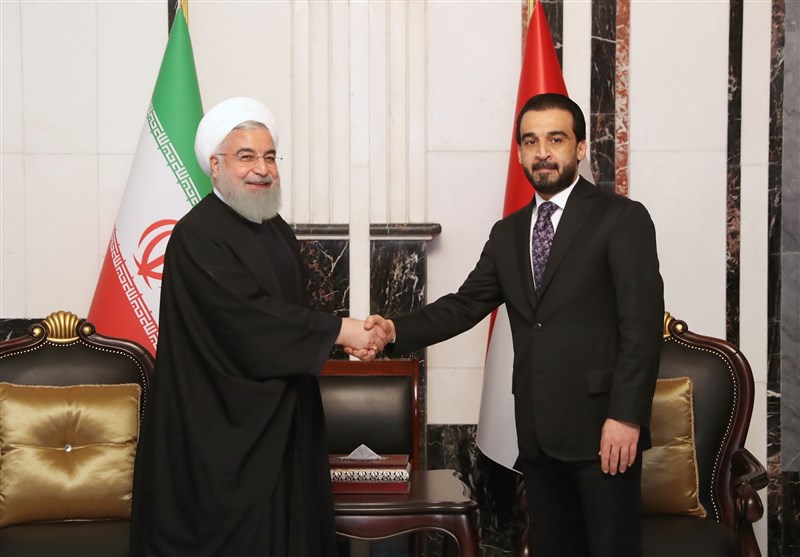 روحانی در دیدار الحلبوسی: پارلمان‌های ایران و عراق بزرگترین حامی روابط دولت‌ها هستند