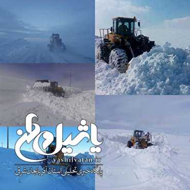 تلاش راهداران برای بازگشایی راه های روستایی