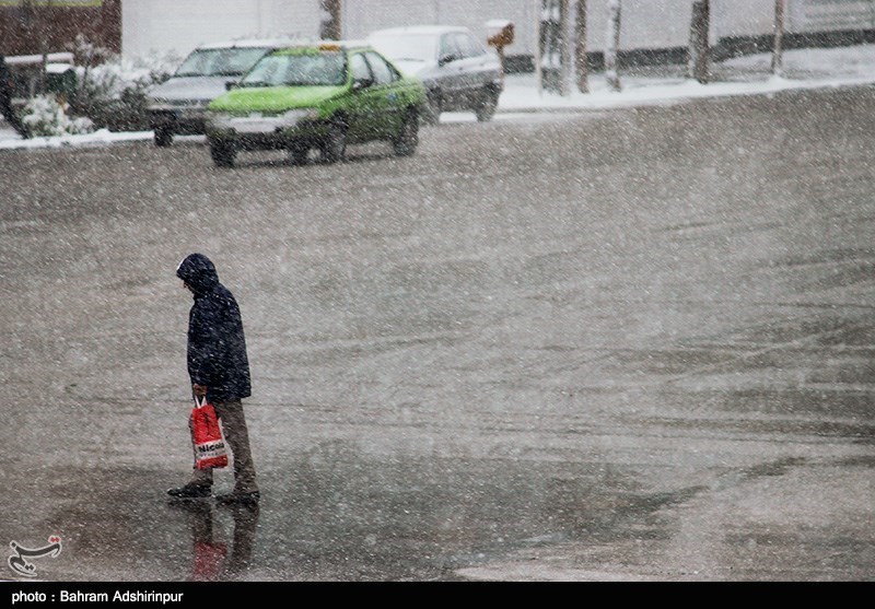 باران و برف در ۲۳ استان/کاهش ۱۰ درجه‌ای دما