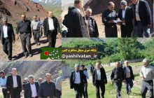 بازدید از پروژه های عمرانی ، بررسی مسائل و مشکلات  روستای سرسبز وتوریستی عیش_آباد