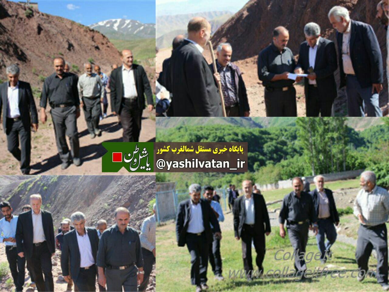 بازدید از پروژه های عمرانی ، بررسی مسائل و مشکلات  روستای سرسبز وتوریستی عیش_آباد
