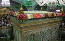 حرم منور رضوی مملو از حضور زائران بارگاه امام هشتم(ع) غرق در نور و سرور است