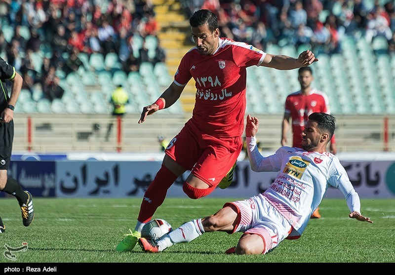 لیگ برتر فوتبال| پیروزی تراکتور برابر پرسپولیس در ۴۵ دقیقه اول