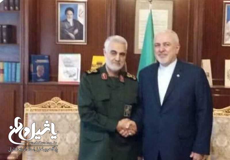 قاسم سلیمانی خطاب به ظریف: اقدام آمریکا علیه شما نشانه شکست کاخ سفید است