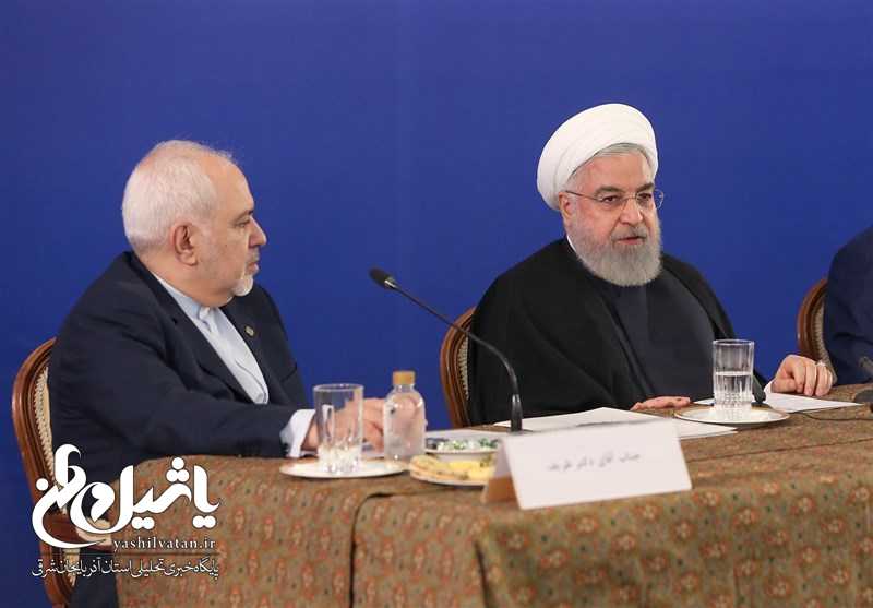 روحانی:‌ ظریف مجتهد سیاسی است به تلفن اوباما پاسخ نمی‌دادم کار به کندی پیش می‌رفت