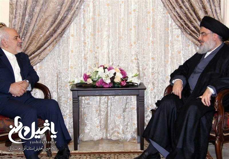 پیام سید حسن نصرالله به ظریف: شما صدایی رسا در همه‌ محافل بین‌المللی هستید