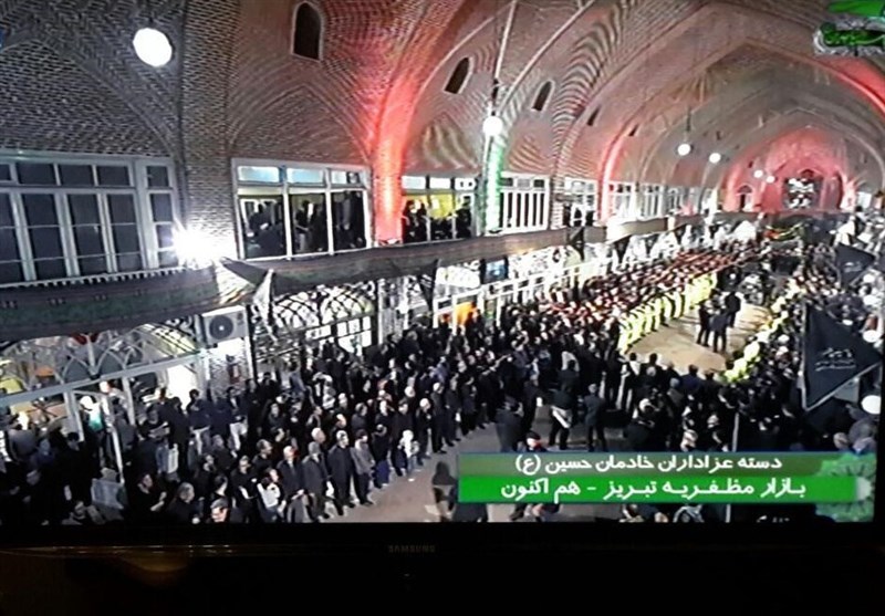 عزاداری پاکبانان در بازار تبریز به روایت تصویر