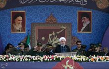 روحانی در رژه ۳۱ شهریور: حاضریم از خطاهای گذشته همسایگان بگذریم/ نسبت‌دادن حوادث منطقه به ایران دروغ است