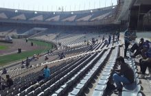 حاشیه دربی ۹۰| جلوگیری از ورود هواداران بدون بلیت/ درهای آزادی زودتر از موعد باز شد + تصاویر