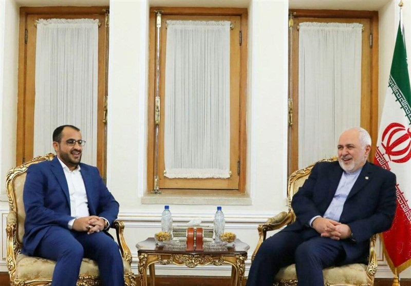 دیدار سخنگوی انصارالله یمن با ظریف+ تصاویر