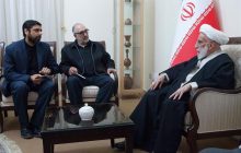 دیدار آیت‌الله جنتی با خانواده شهید امنیت «مرتضی ابراهیمی»