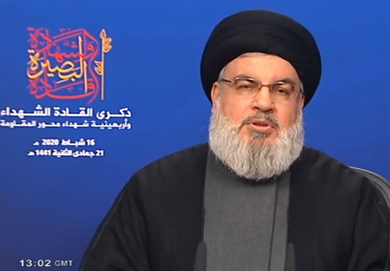 سخنرانی سید حسن نصرالله آغاز شد