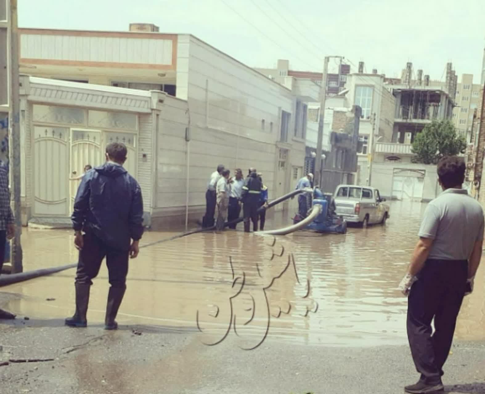 نگاهی کوتاه به مشکل آبگرفتگی معابر و محلات مرند