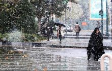 هشدار آبگرفتگی معابر ۱۹ استان/برف پاییزی در سبلان/احتمال خسارت به محصولات کشاورزی