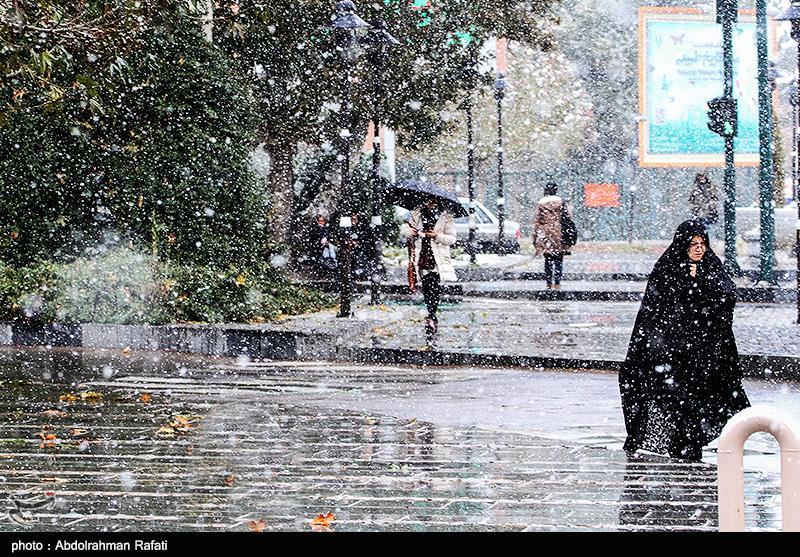 هشدار آبگرفتگی معابر ۱۹ استان/برف پاییزی در سبلان/احتمال خسارت به محصولات کشاورزی