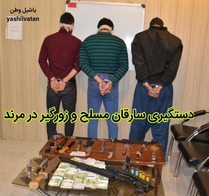 دستگیری سارقان زورگیر مسلح در 