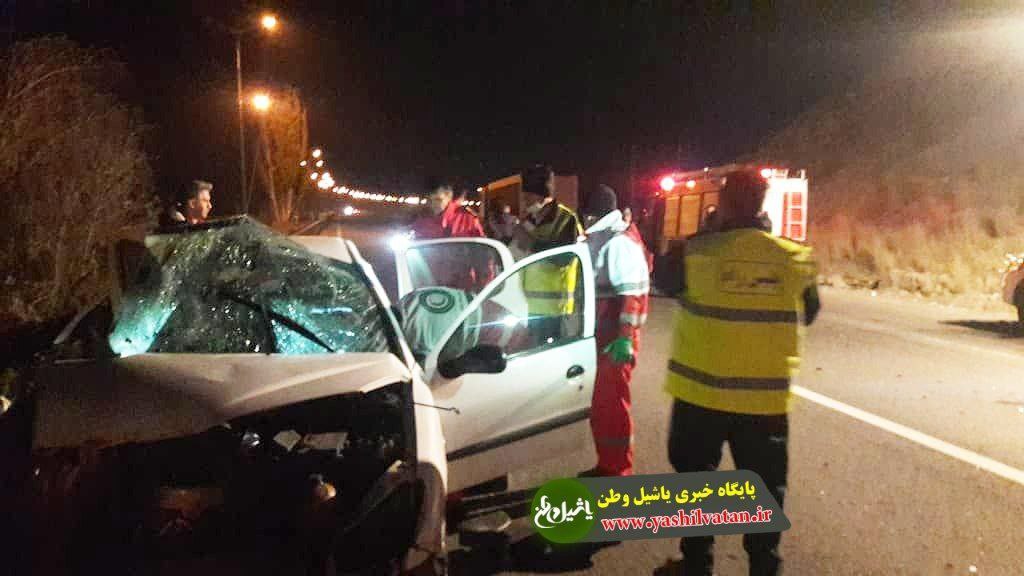 حادثه رانندگی در جاده مرند جلفا یک فوتی برجای گذاشت