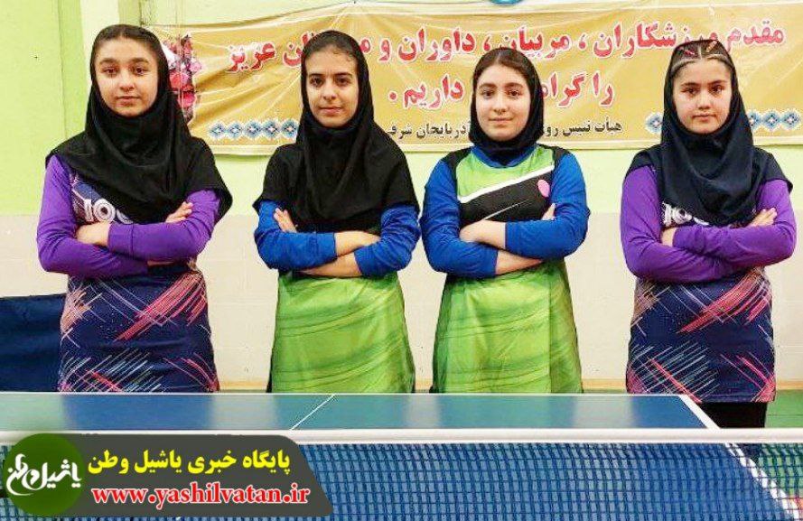 درخشش دختران مرندی در تنیس روی میز کشوری