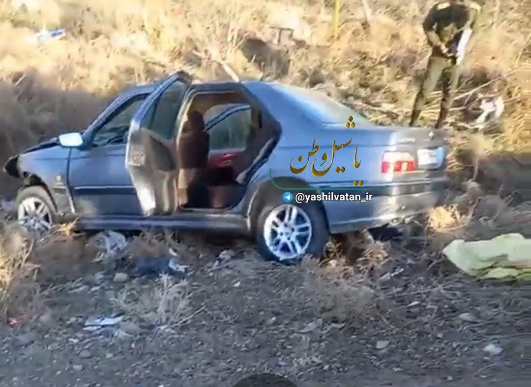 واژگونی پژوپارس در مرند و مرگ راننده