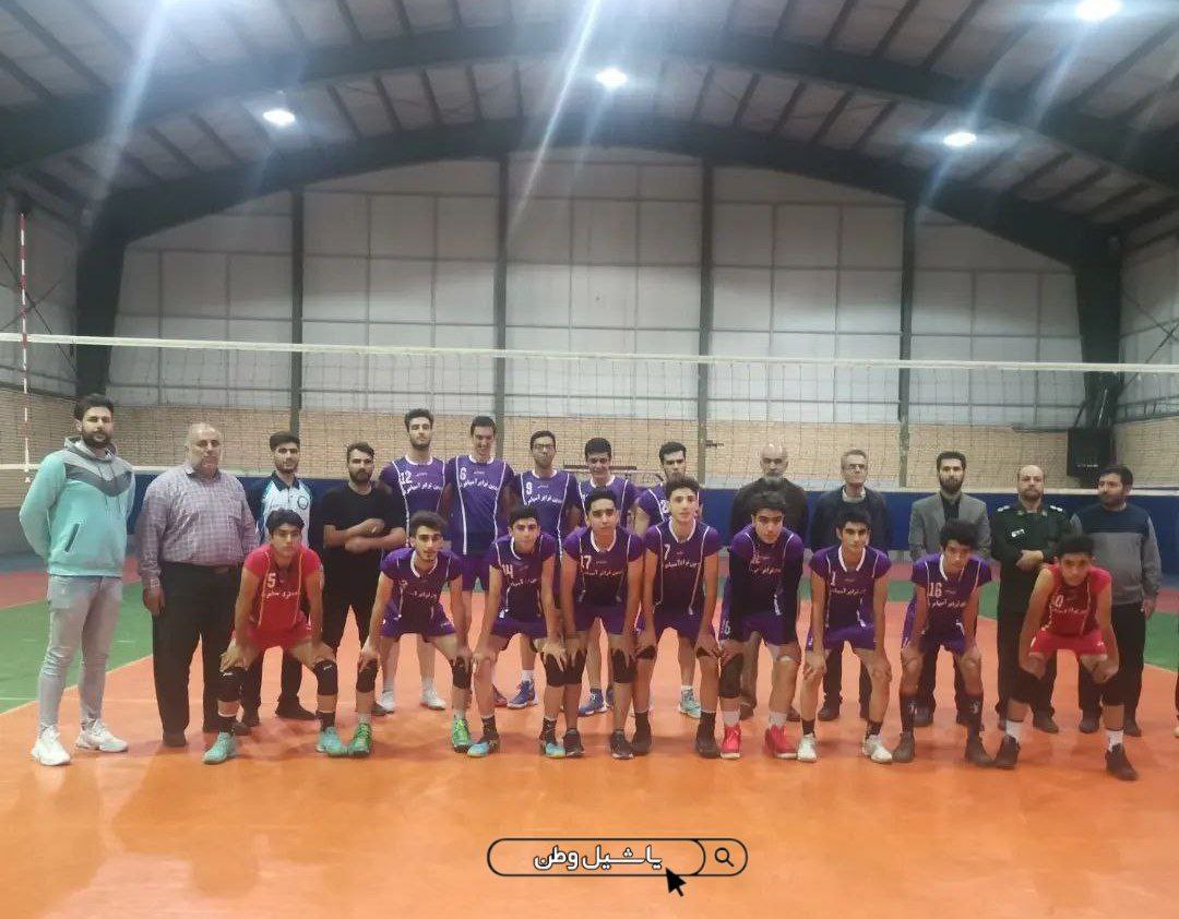 برگزاری مسابقات چهار جانبه والیبال شمالغرب کشور در شهرستان مرند