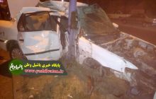 مرند | فوت یک نفر در برخورد سواری سمند با تیر چراغ برق