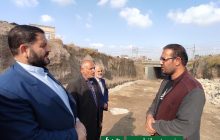 بازدید فرماندار مرند از عملیات ادامه احداث پل زیرگذر دولت آباد
