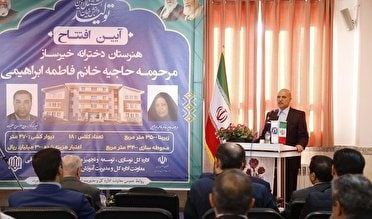 افتتاح هنرستان دخترانه خیرساز مرحومه ابراهیمی در مرند