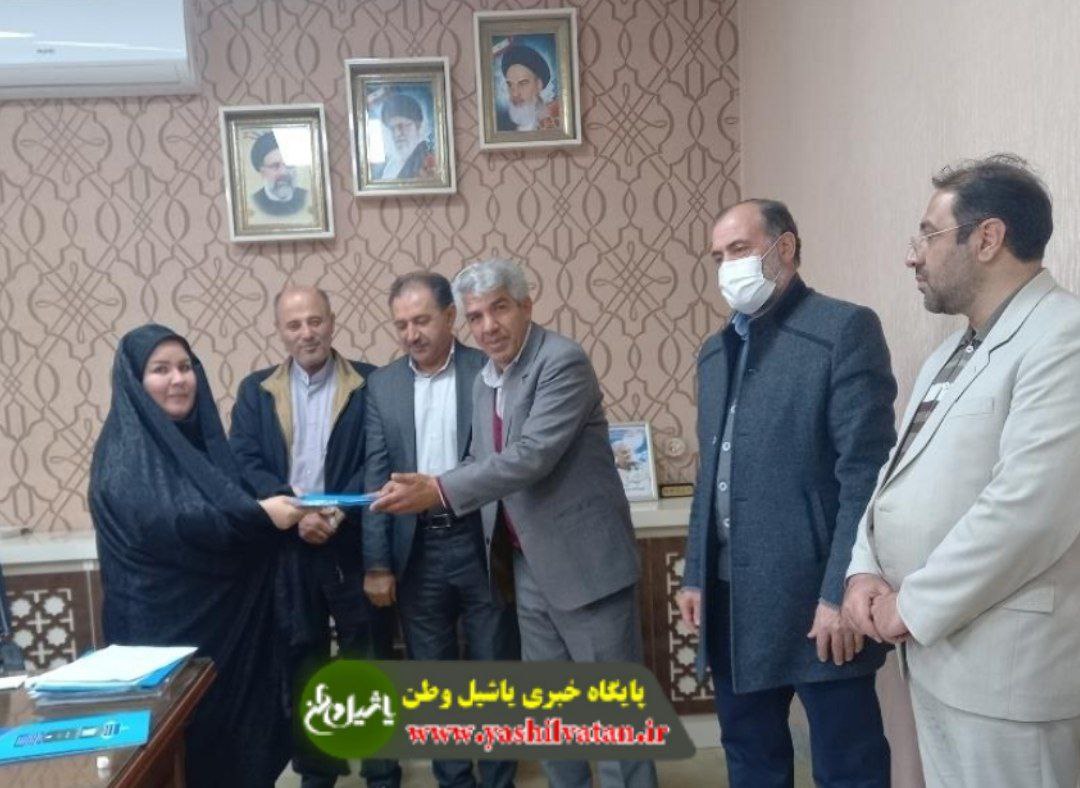انتصاب اولین بانوی رئیس اداره در آبفای آذربایجان شرقی