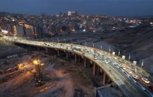 بزرگ‌ترین پُل بتنی تبریز به بهره‌برداری رسید