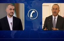 امیرعبداللهیان در گفتگو با چاووش اوغلو: تعامل مثبت همسایگان زمینه‌ساز ثبات در منطقه خواهد بود