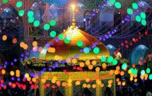 چراغانی حرم مطهر رضوی در آستانه سال جدید/ نصب ۱۶ المان بزرگ نوری