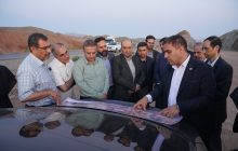 بازدید اعضای کارگروه شورای عالی مناطق آزاد از جاده مرند جلفا