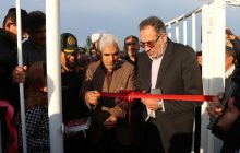 آیین افتتاح زمین چمن مصنوعی روستای قراجه‌فیض‌الله با حضور مسئولان شهرستان مرند برگزار شد