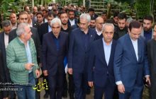 بازدید وزیر اقتصاد از پروژه گلخانه‌ای بزرگ گوزل طبیعت ارس